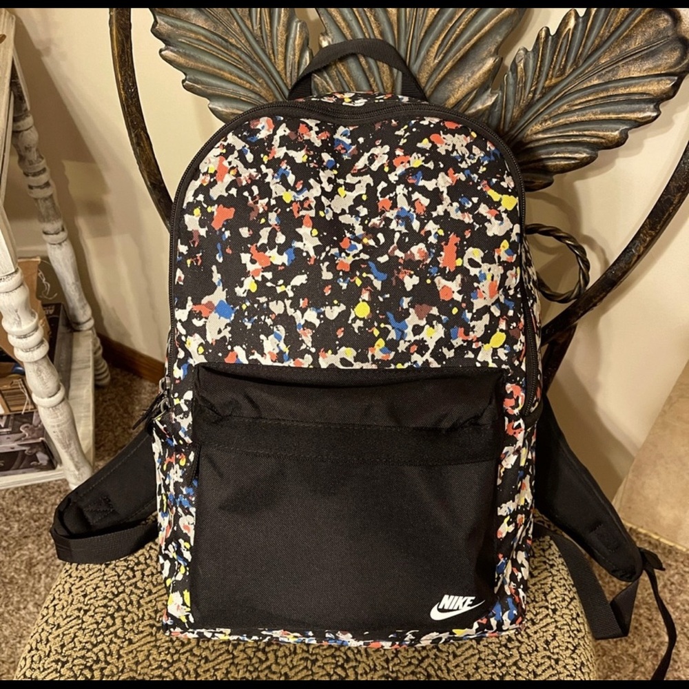 NWOT: Nike 72 Splatter Paint Backpack